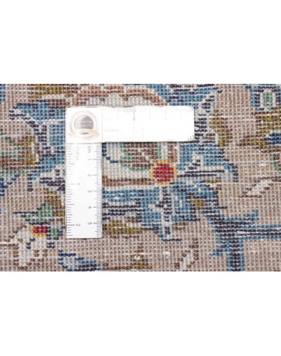 Tappeto Kashan Persia bianco marrone 200x300