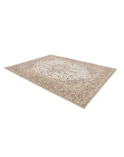 Tappeto Kashan Persia bianco grigio 252x340