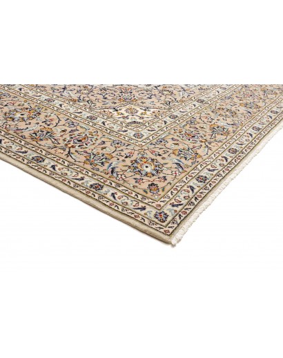 Tappeto Kashan Persia bianco grigio 252x340