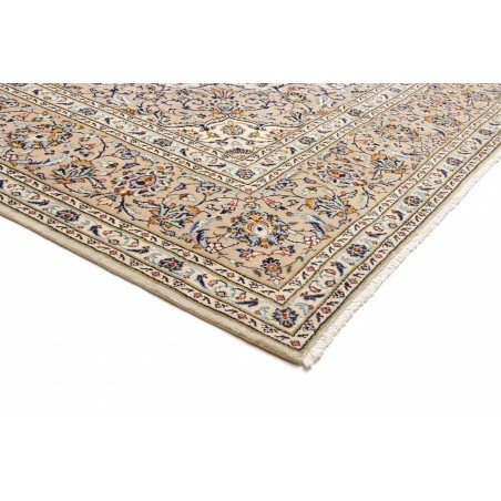 Tappeto Kashan Persia bianco grigio 252x340