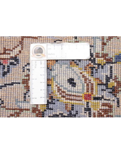 Tappeto Kashan Persia bianco grigio 252x340