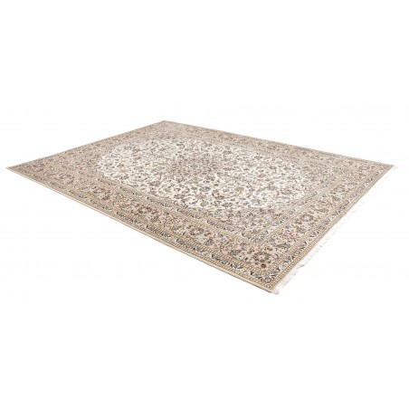 Tappeto Kashan Persia bianco marrone 246x335