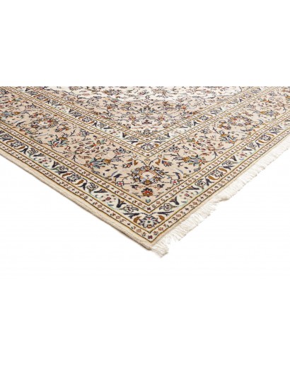 Tappeto Kashan Persia bianco marrone 246x335