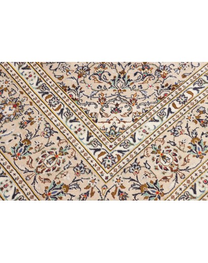 Tappeto Kashan Persia bianco marrone 246x335
