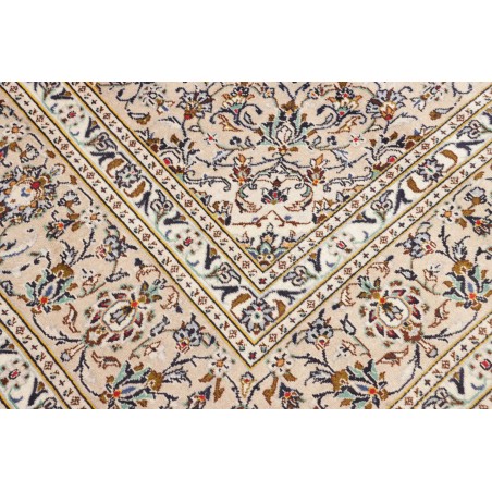 Tappeto Kashan Persia bianco marrone 246x335