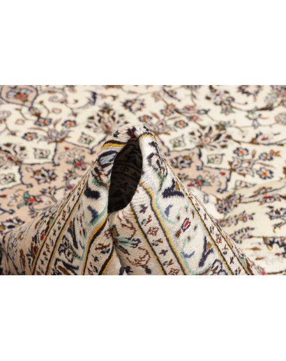 Tappeto Kashan Persia bianco marrone 246x335