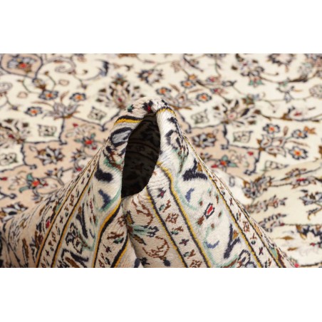 Tappeto Kashan Persia bianco marrone 246x335