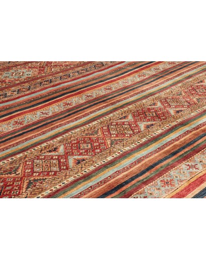 Tappeto Samarkand Pakistan rosso giallo 250x344