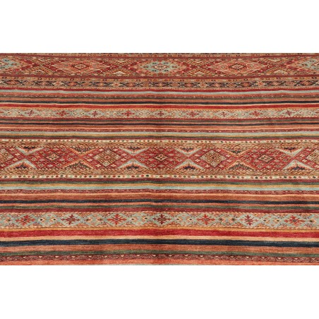 Tappeto Samarkand Pakistan rosso giallo 250x344
