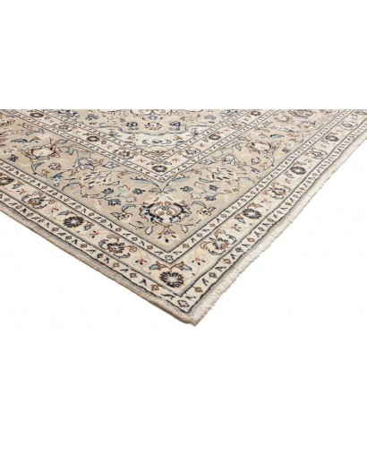 Tappeto Kashan Persia beige bianco 243x345