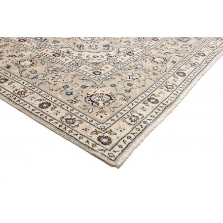 Tappeto Kashan Persia beige bianco 243x345