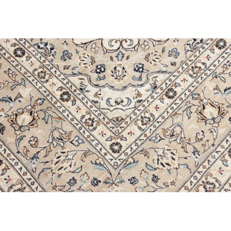 Tappeto Kashan Persia beige bianco 243x345