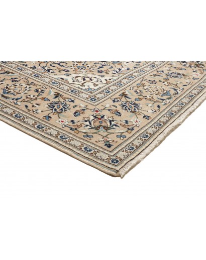 Tappeto Kashan Persia beige grigio 198x306