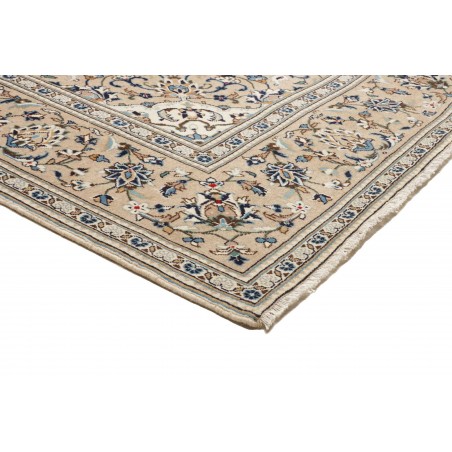 Tappeto Kashan Persia beige grigio 198x306