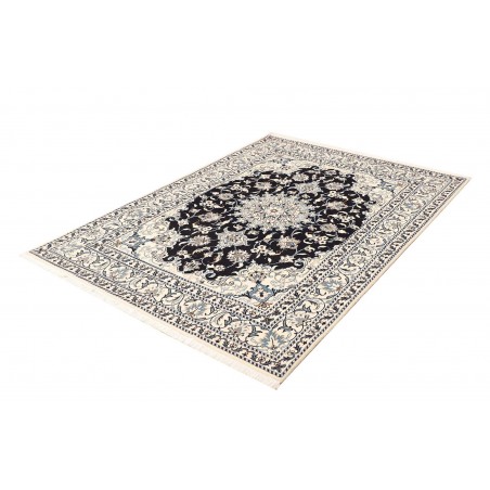 Tappeto Nain Kashmar Persia grigio 148x202
