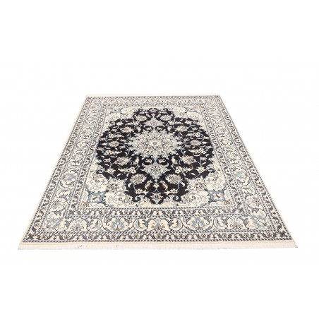 Tappeto Nain Kashmar Persia grigio 148x202