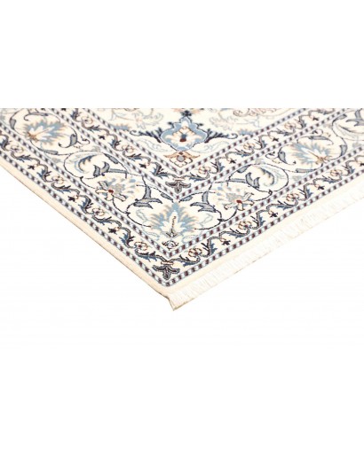 Tappeto Nain Kashmar Persia grigio 148x202