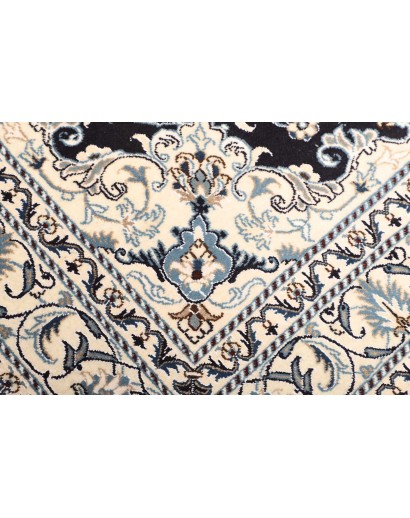 Tappeto Nain Kashmar Persia grigio 148x202