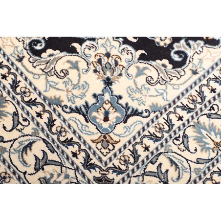Tappeto Nain Kashmar Persia grigio 148x202