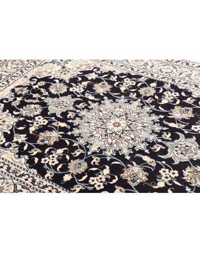 Tappeto Nain Kashmar Persia grigio 148x202