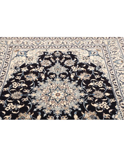 Tappeto Nain Kashmar Persia grigio 148x202