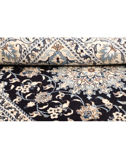 Tappeto Nain Kashmar Persia grigio 148x202