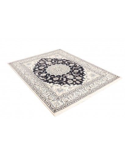 Tappeto Nain Kashmar Persia grigio 148x193