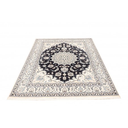 Tappeto Nain Kashmar Persia grigio 148x193