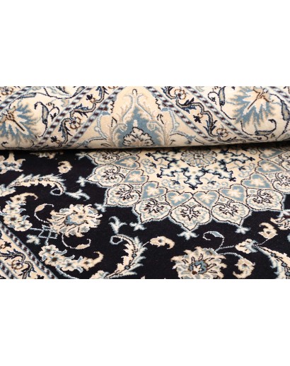 Tappeto Nain Kashmar Persia grigio 148x193