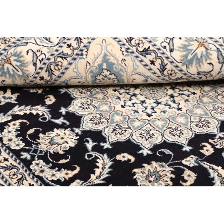 Tappeto Nain Kashmar Persia grigio 148x193