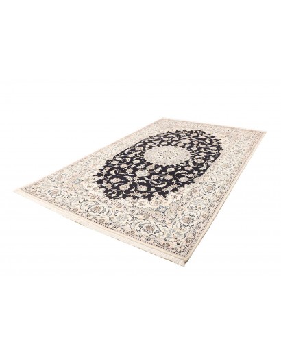 Tappeto Nain Kashmar Persia grigio 196x303