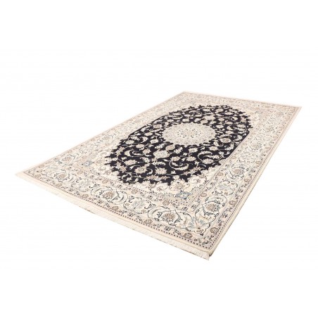 Tappeto Nain Kashmar Persia grigio 196x303
