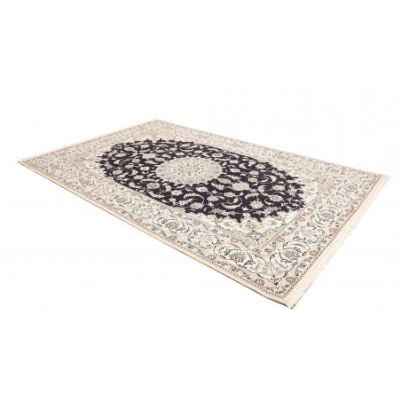 Tappeto Nain Kashmar Persia grigio 196x303