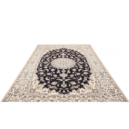 Tappeto Nain Kashmar Persia grigio 196x303