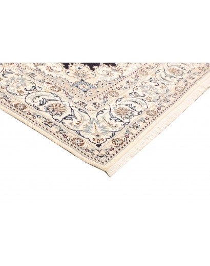 Tappeto Nain Kashmar Persia grigio 196x303