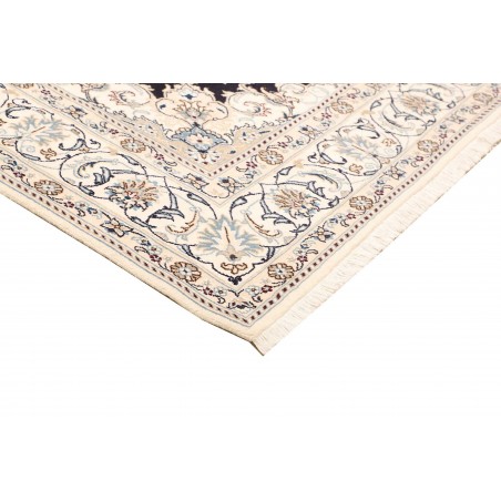 Tappeto Nain Kashmar Persia grigio 196x303