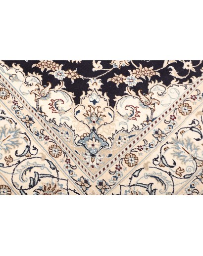 Tappeto Nain Kashmar Persia grigio 196x303