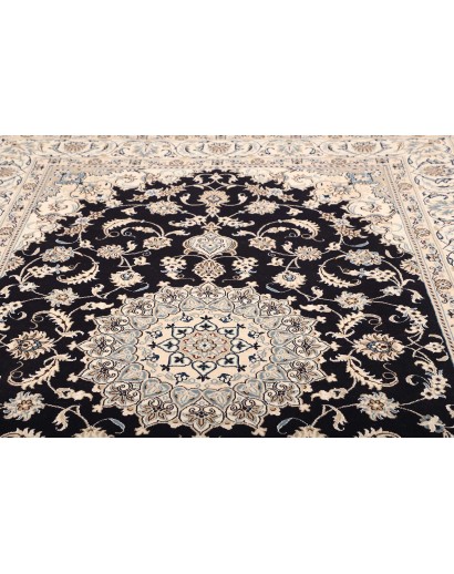 Tappeto Nain Kashmar Persia grigio 196x303