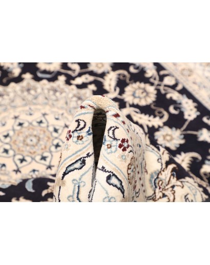 Tappeto Nain Kashmar Persia grigio 196x303