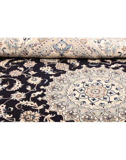 Tappeto Nain Kashmar Persia grigio 196x303