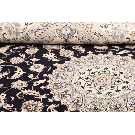Tappeto Nain Kashmar Persia grigio 196x303