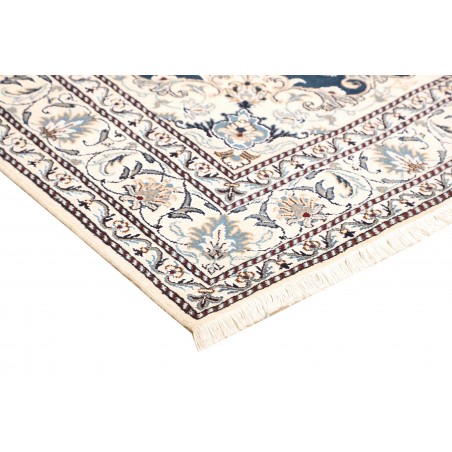 Tappeto Nain Kashmar Persia grigio 152x204