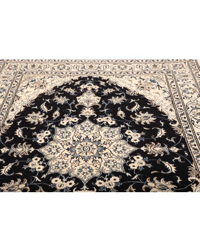 Tappeto Nain Kashmar Persia grigio 167x242