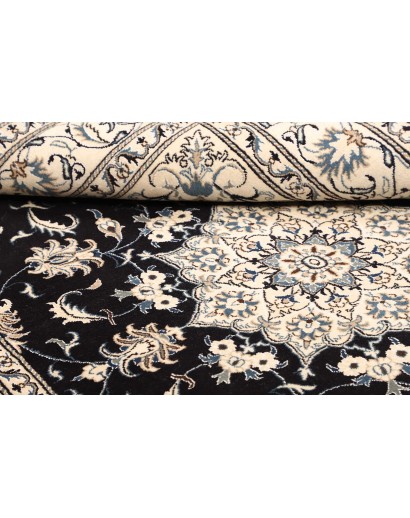 Tappeto Nain Kashmar Persia grigio 167x242