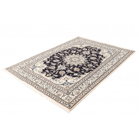 Tappeto Nain Kashmar Persia grigio 150x200