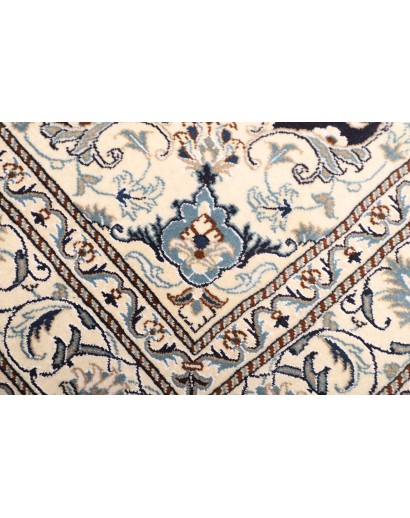 Tappeto Nain Kashmar Persia grigio 150x200