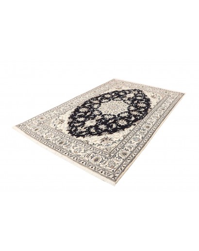 Tappeto Nain Kashmar Persia grigio 168x252