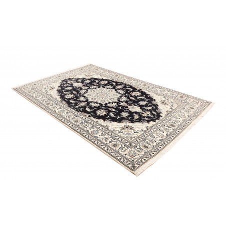 Tappeto Nain Kashmar Persia grigio 168x252