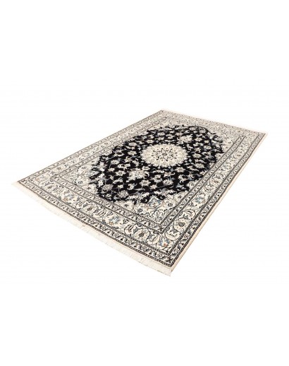 Tappeto Nain Kashmar Persia grigio blu 165x245
