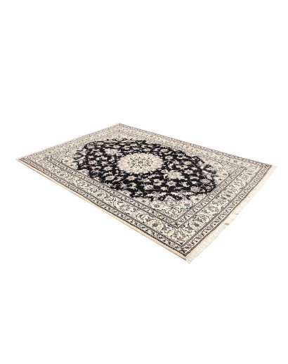 Tappeto Nain Kashmar Persia grigio blu 165x245
